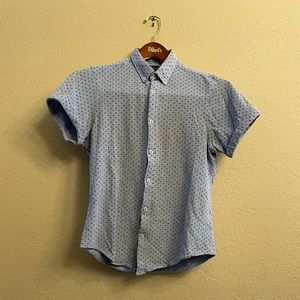Zara men’s button up short sleeve